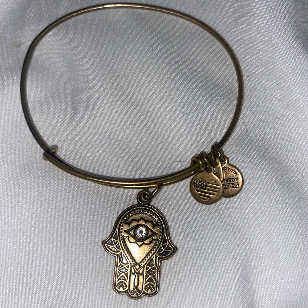 Retired 2017 Hand of Fatima Alex and Ani Bracelet
